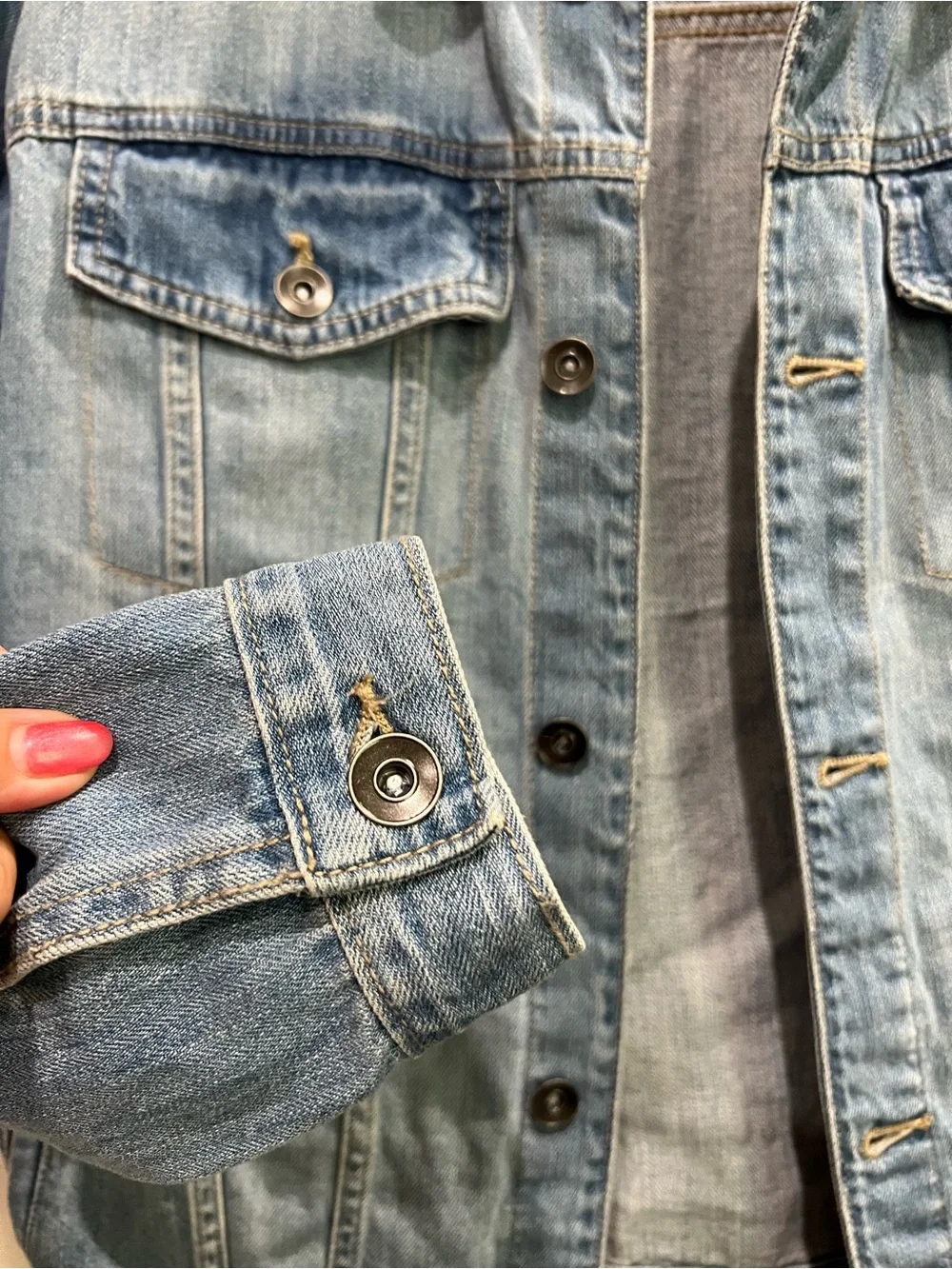 The Children's Place Light Blue Washed Denim Jacket